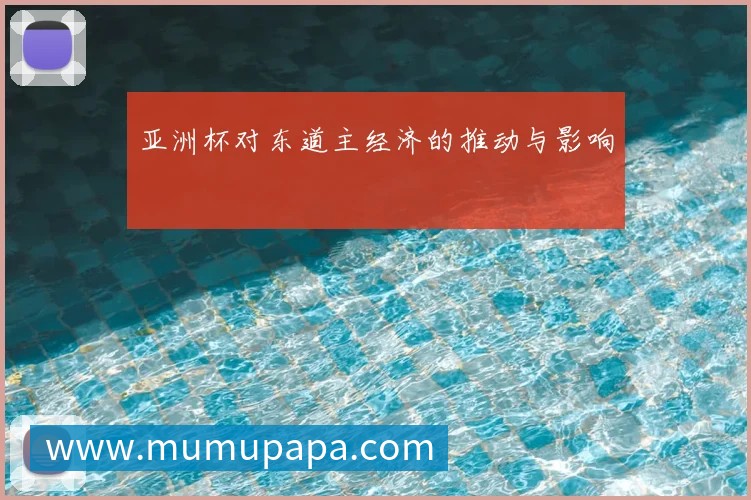 亚洲杯对东道主经济的推动与影响
